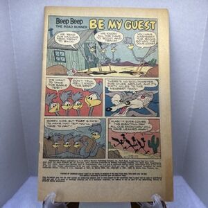 1972 Road Runner Gold Key Comic Book‎ #28 "Beep Beep" No Page Cover